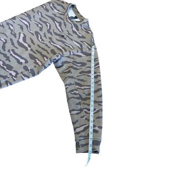 ADIDAS STELLA MCCARTNEY Collab Zebra Pink Brown 100% Organic Cotton Women Small - Picture 11 of 11